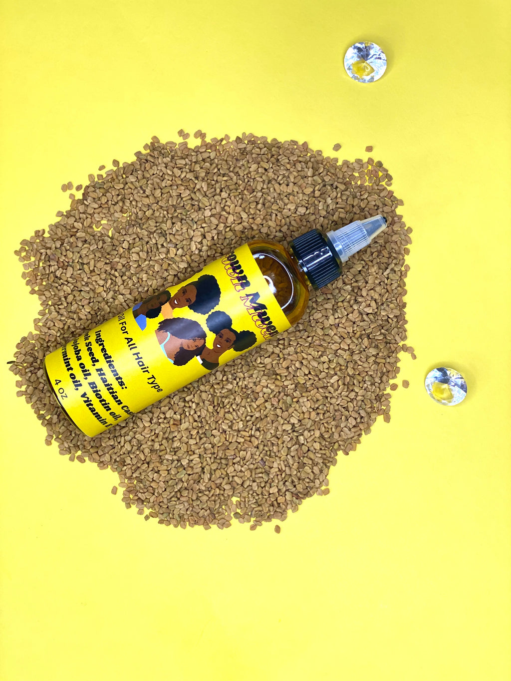 Herbal Growth Elixir – Haitian Castor Oil Infused Hair Nourishment