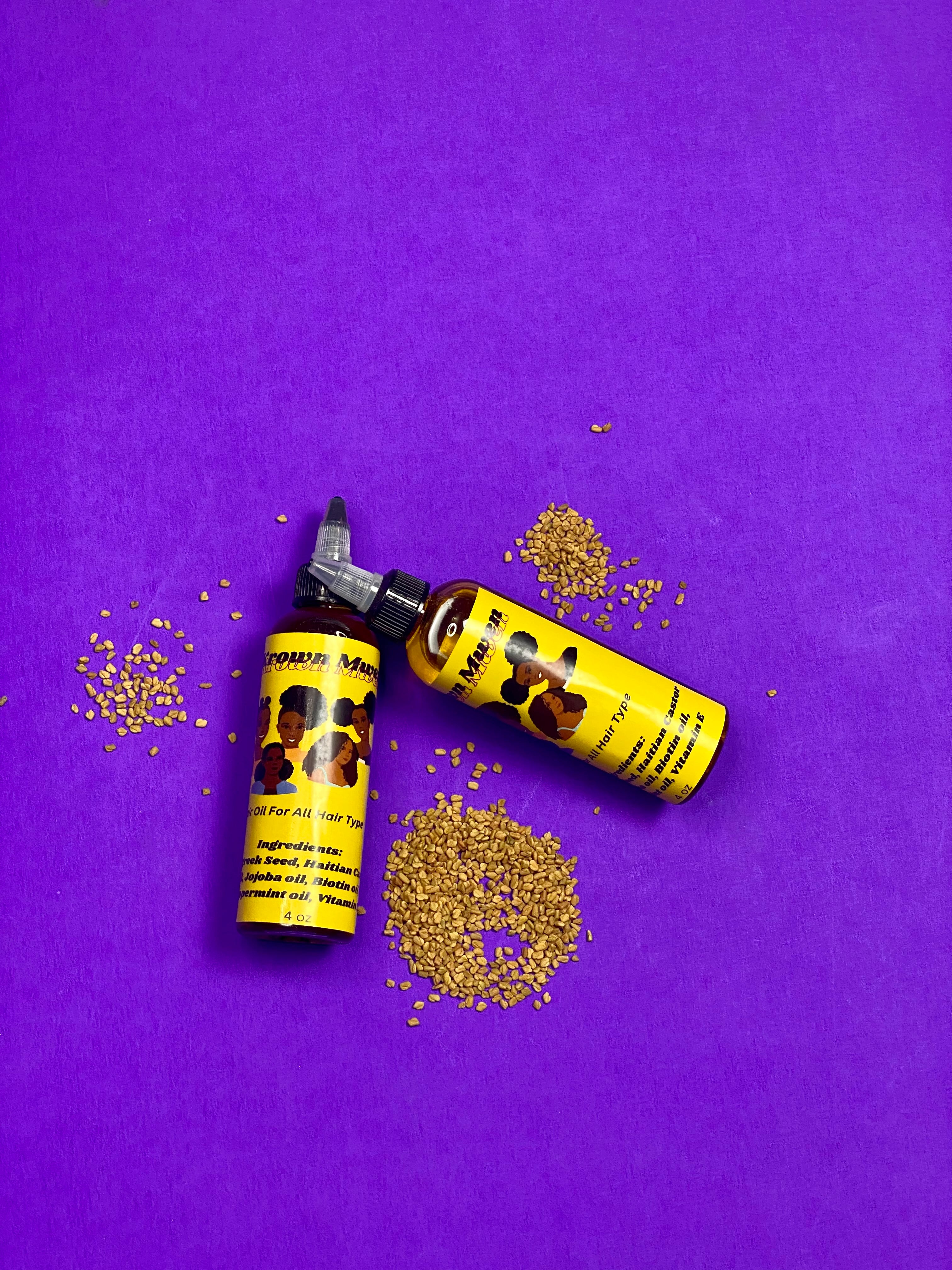 Herbal Growth Elixir – Haitian Castor Oil Infused Hair Nourishment